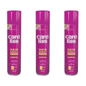 Care Liss Hair Spray Normal 400ml - Kit com 03