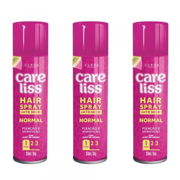 Care Liss Hair Spray Normal 250ml (Kit C/03)