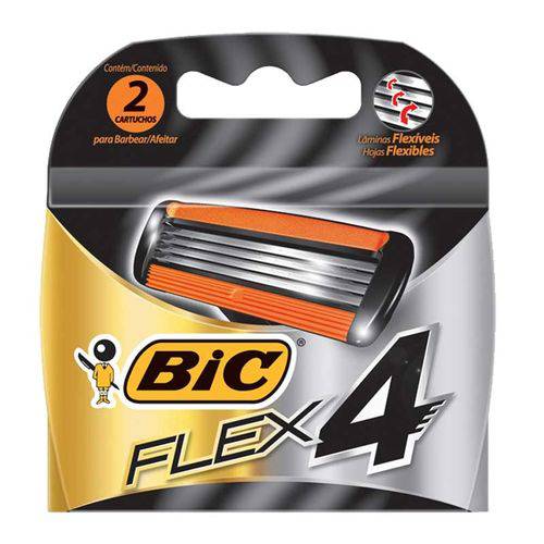 Carga Bic Flex 4 com 2 Unidades