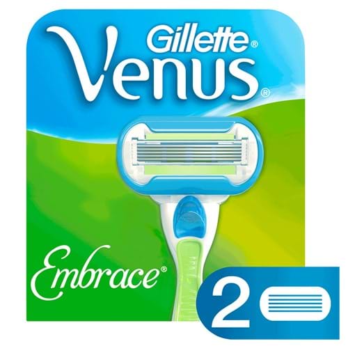 Carga para Aparelho de Depilação Gillette Venus Embrace com 2 Unidades