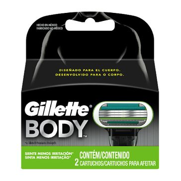 Carga Gillette Body 2 Unidades