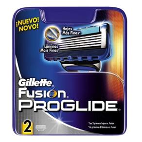 Carga Gillette Fusion Proglide C/ 2 Cartuchos