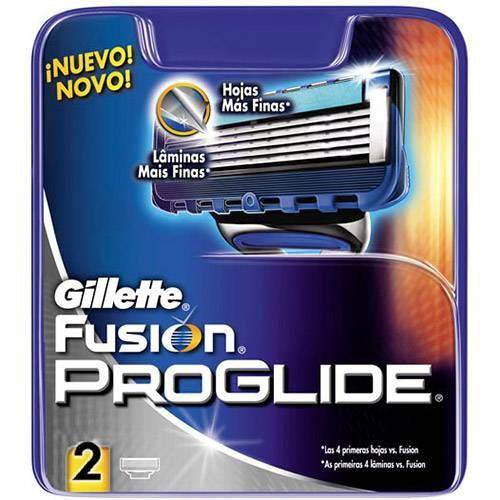 Carga Gillette Fusion Proglide - com 2 Unidades