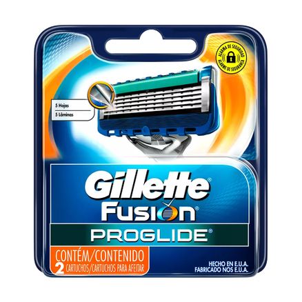 Carga Gillette Fusion ProGlide 2 Unidades
