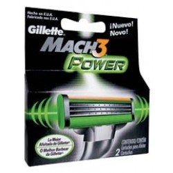 Carga Gillette Mach3 Power 2 Unidades