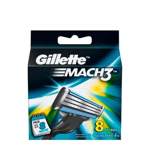 Carga Gillette Mach3 Regular 8 Unidades