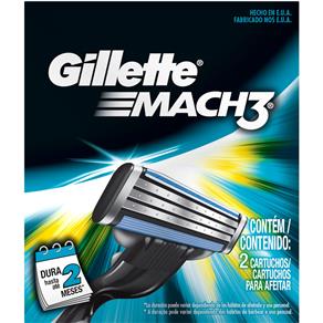 Carga Gillette Mach3 - 2 Unidades
