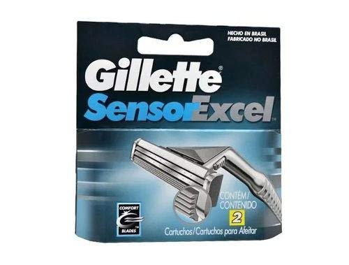 Carga Gillette Sensor Excel C/6x2 = 12cartuchos Frete Gratis