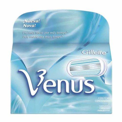 Carga Gillette Venus 3 com 2un