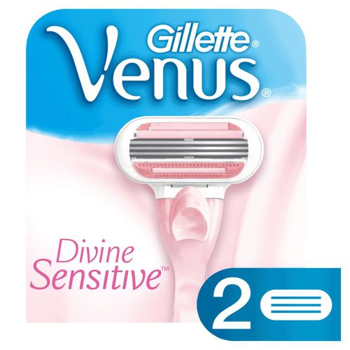 Carga Gillette Venus Divine Sensitive - 2 Unidades