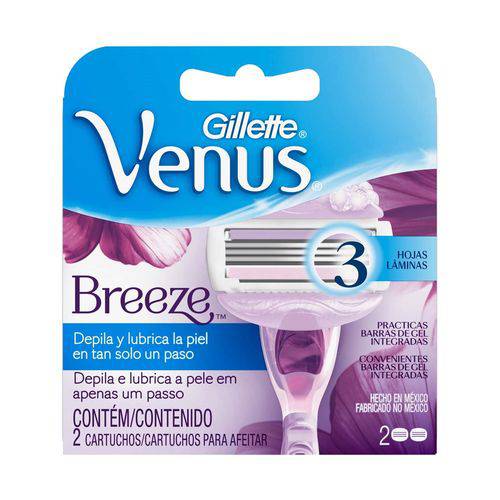 Carga P/Aparelho Depilador Venus Breeze C/2 Unids - Gillette