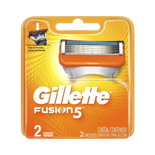 Carga para Aparelho de Barbear Gillette 2 unidades