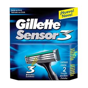 Carga para Aparelho Gillette Sensor 3 - 2 Unidades