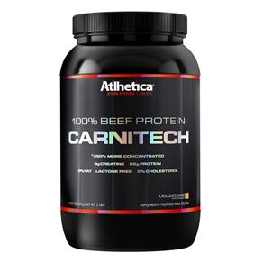 Carnitech 100% Beef Protein - Atlhetica - 907g- Chocolate