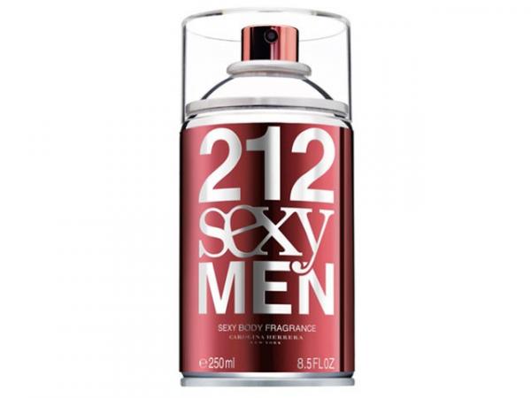 Carolina Herrera 212 Sexy Men Body Spray - Perfume Masculino Edt 250ml