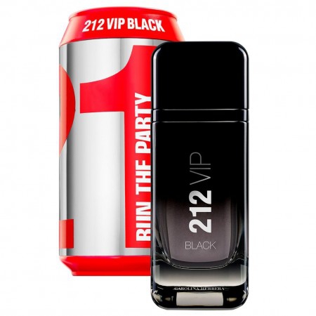 Carolina Herrera 212 Vip Black Perfume Masculino EDT 100ml (collector Lata)