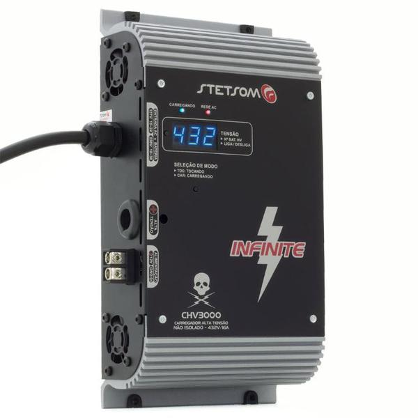 Carregador Stetsom CHV3000 para Sistemas Alta Voltagem 12V - 132V - 16 Amperes