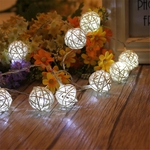 USB Charging LED Curtain Lights String Ball Lamp Party Decor With 20 LED Beads