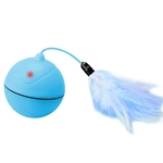 Carregador USB Pena rolamento de esfera elétrica LED piscando brinquedo interativo Cat