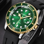 Carryton brand men's watch popular foreign trade calendar quartz watch special price silicon tape watch man