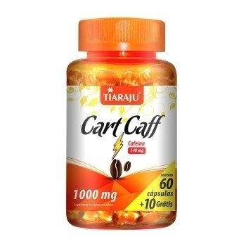 Cart Caff 60 Cápsulas +10 Grátis - Tiaraju