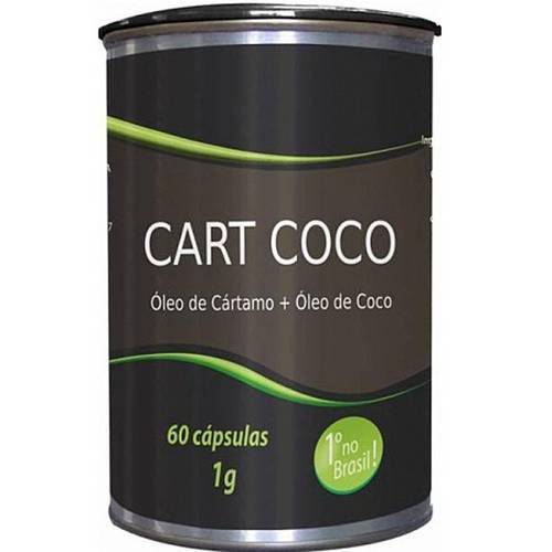 Cart Coco (Óleo de Cártamo Óleo de Coco) 1000mg (60caps) - Tiaraju