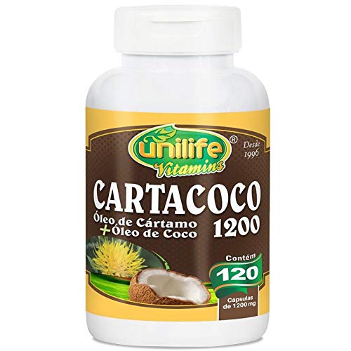 Cartacoco Óleo de Cartamo e Coco 120 Cápsulas Unilife