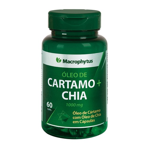 Cartamo + Chia Softgel 1000Mg Macrophytus 60Caps