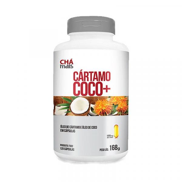 Cártamo + Coco - 120 Cápsulas - Clinic Mais