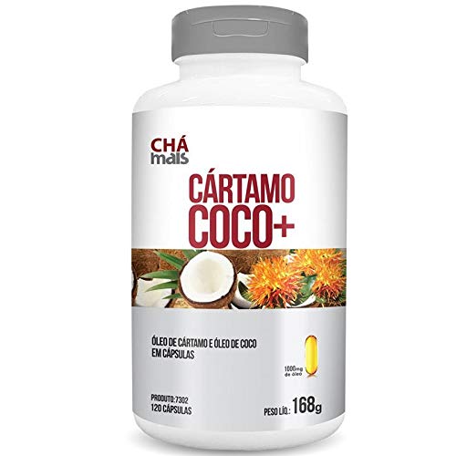 Cártamo + Coco - 120 Cápsulas - Clinic Mais