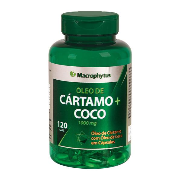 Cartamo + Coco Softgel 1000mg Macrophytus - 120caps