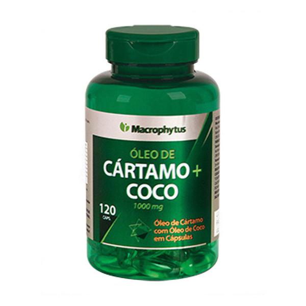 Cartamo + Coco Softgel 1000mg Macrophytus - 120caps