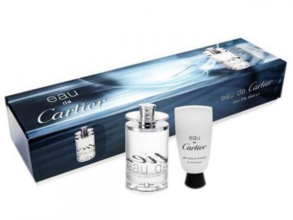 Cartier Kit de Perfume Unissex Eau de Cartier Edt - Perfume 100ml + Shampoo 100ml
