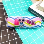 Cartoon Doll padrão Printing Pencil Pouch Environmentally Proteção Stationery Pouch