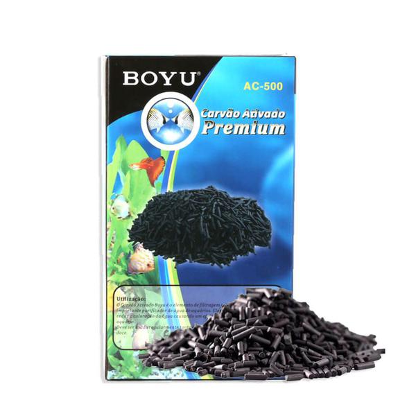Carvão Ativado BOYU AC-500 Peletizado Premium 500g