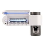 Casa de Banho Escova de dentes Desinfecção Automática Dispensador de Rack Espremedor
