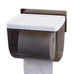 Casa de banho impermeável Tissue Dispenser Tissue Box Titular Livre de Titular rolo de papel perfurador