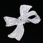 Casamento Nupcial Diamante Cristal Bowknot Grampo De Cabelo Barrette Acessórios Para O Cabelo