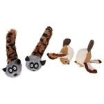 Cat 4pcs Catnip Plush Toy Pet Animal-forma engraçados Brinquedos Cats Abastecimento joga brinquedos