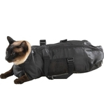 Cat Dog Pet Bath Bag Grooming de banho fixação Calmante Bag Assistant dobrável
