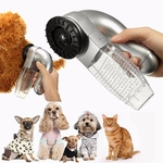 Cat Dog Pet Eléctrico Depilação Derramamento Grooming Comb Escova Cleaner Trimmer
