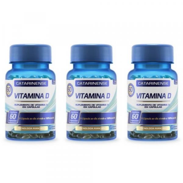 Catarinense Vitamina D Cápsulas C/60 (Kit C/03)