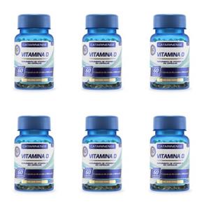 Catarinense Vitamina D Cápsulas com 60 - Kit com 06