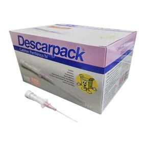 Cateter Intravenoso Periférico 20G Teflon Descarpack (Caixa 100 Unidades)