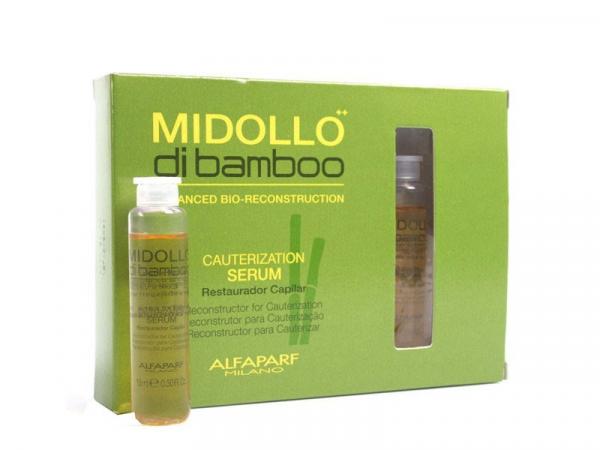 Cauterization Serum Midollo Di Bamboo 15ml - Tratamento Reconstrutor - Alfaparf Milano