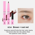 3CE Eunhye House 2-in-1 Sobrancelha Pen Waterproof Batom Moisturzing Lipstick