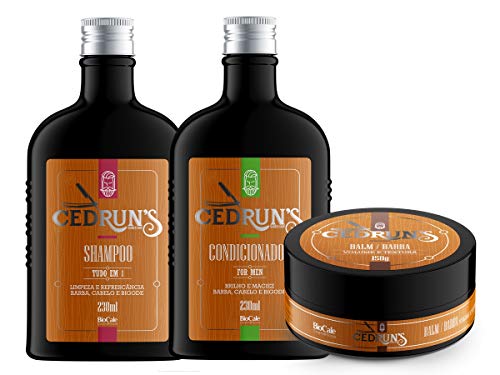 Cedruns - Kit For Men Shampoo + Condicionador + Balm
