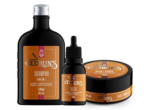 Cedruns - Kit For Men Shampoo + Oleo + Balm
