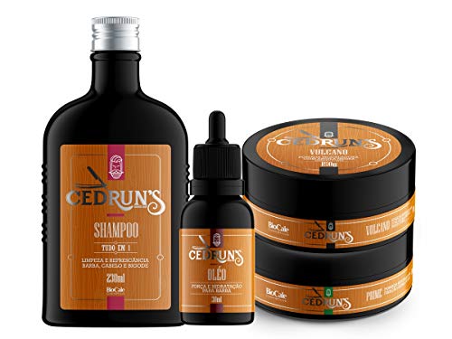 Cedruns - Kit For Men Shampoo + Oleo + Prime + Vulcano