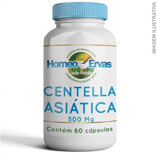 Centella Asiática 500 Mg - 60 Cápsulas